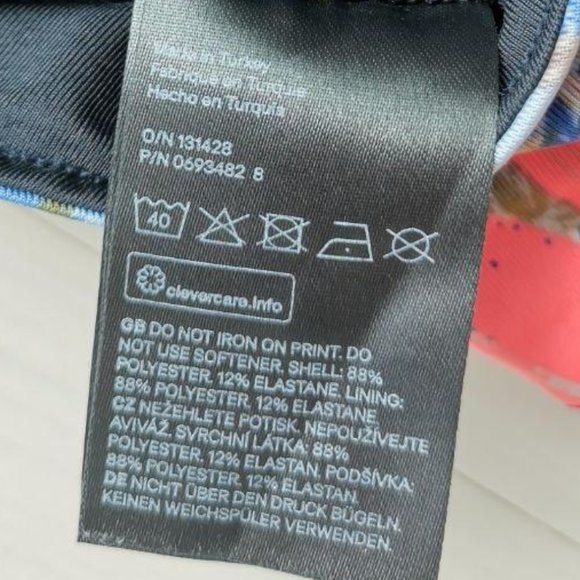 H&M Sports bralette crop tank top open back - Picture 3 of 3